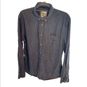 By Cotton On Blue Denim Long Sleeve Shirt